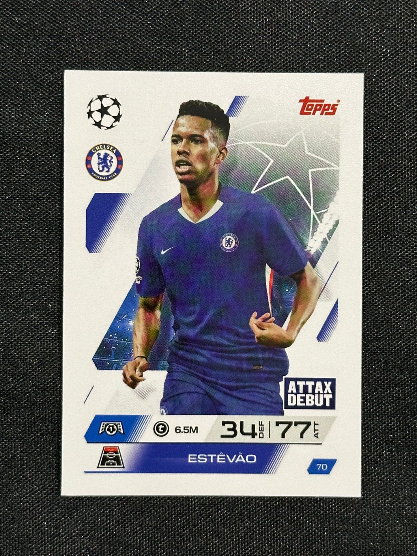 70 Estêvão Chelsea Base - Topps Match Attax 2025/26