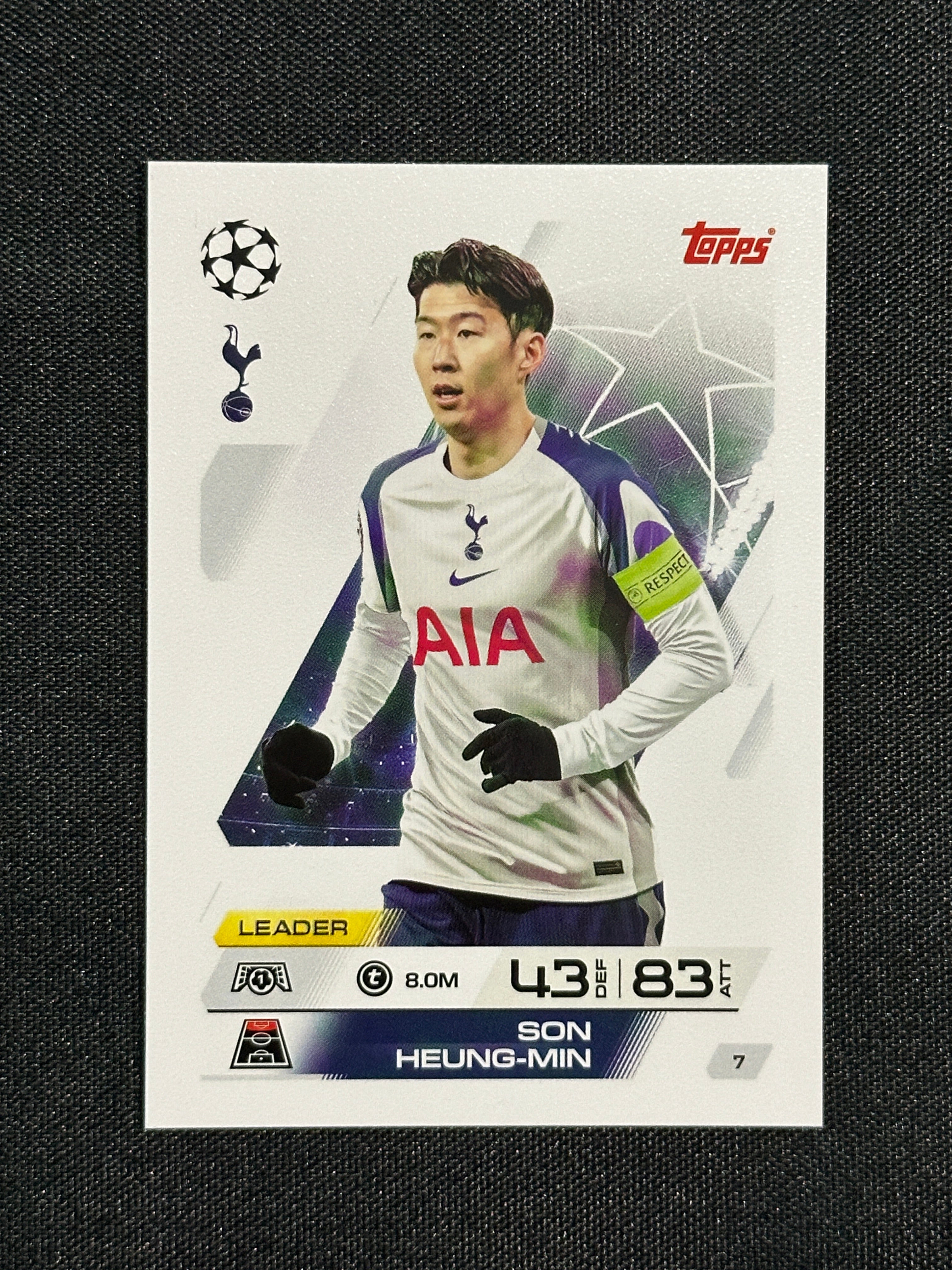 7 Son Heung-Min Tottenham Hotspur Base - Topps Match Attax 2025/26