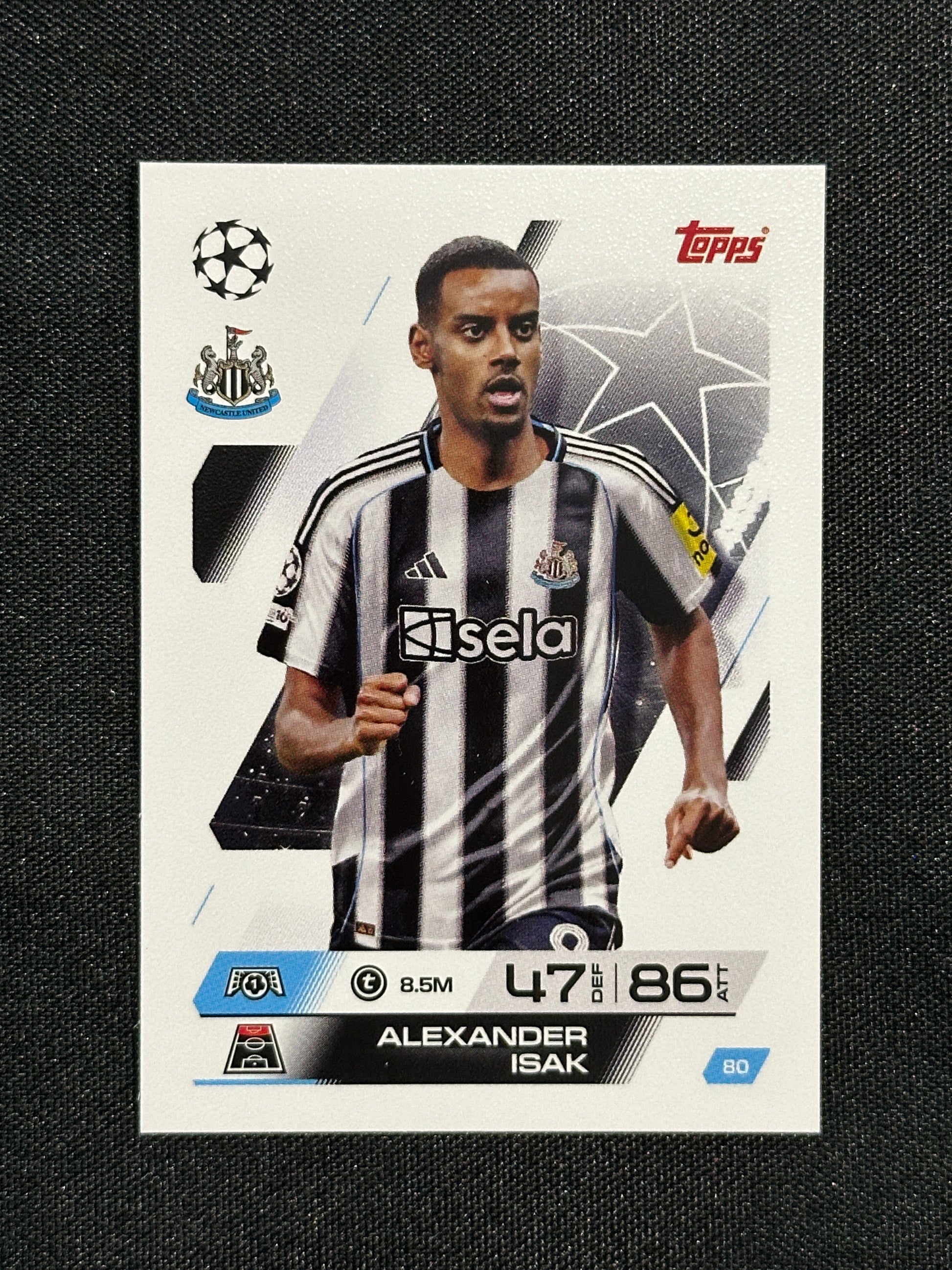 80 Alexander Isak Newcastle United Base - Topps Match Attax 2025/26