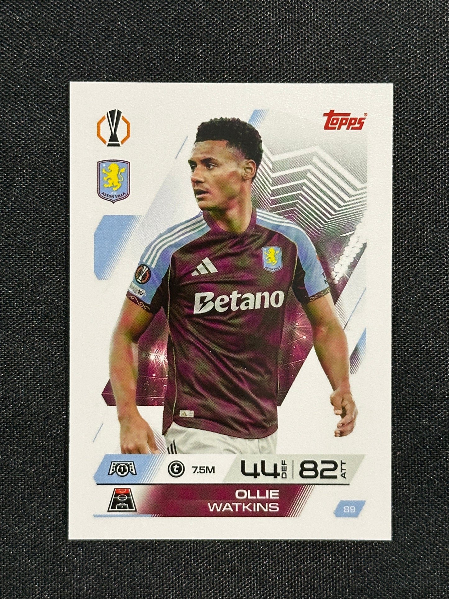 89 Ollie Watkins Aston Villa Base - Topps Match Attax 2025/26
