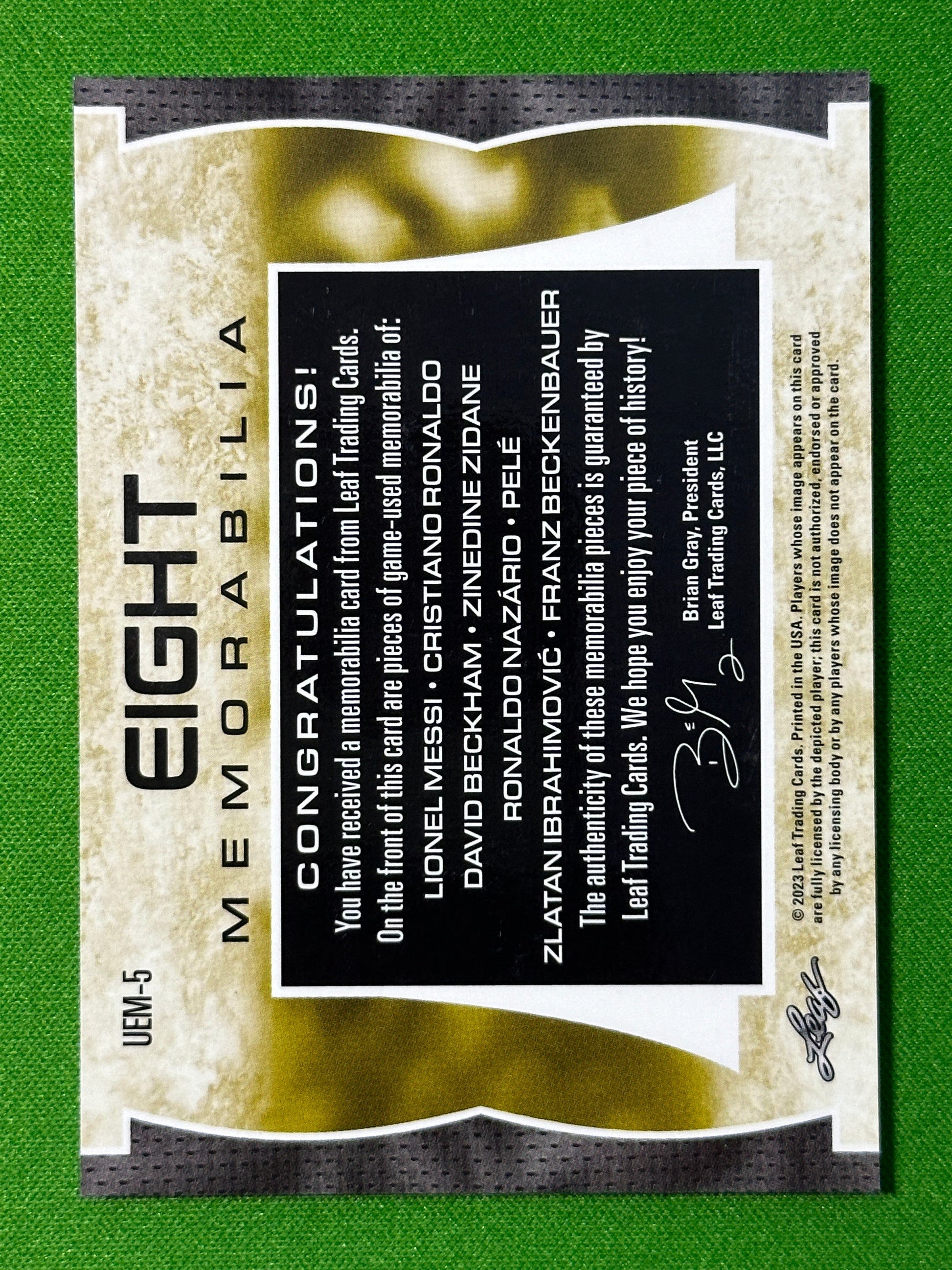 8-Player-Game-Used-Memorabilia-01-25-Messi-Beckham-Ronaldo(R9)-Ibrahimovic-Ronaldo(CR7)-Zidane-Pele-Beckenbauer-Leaf-Ultimate-Soccer-20223