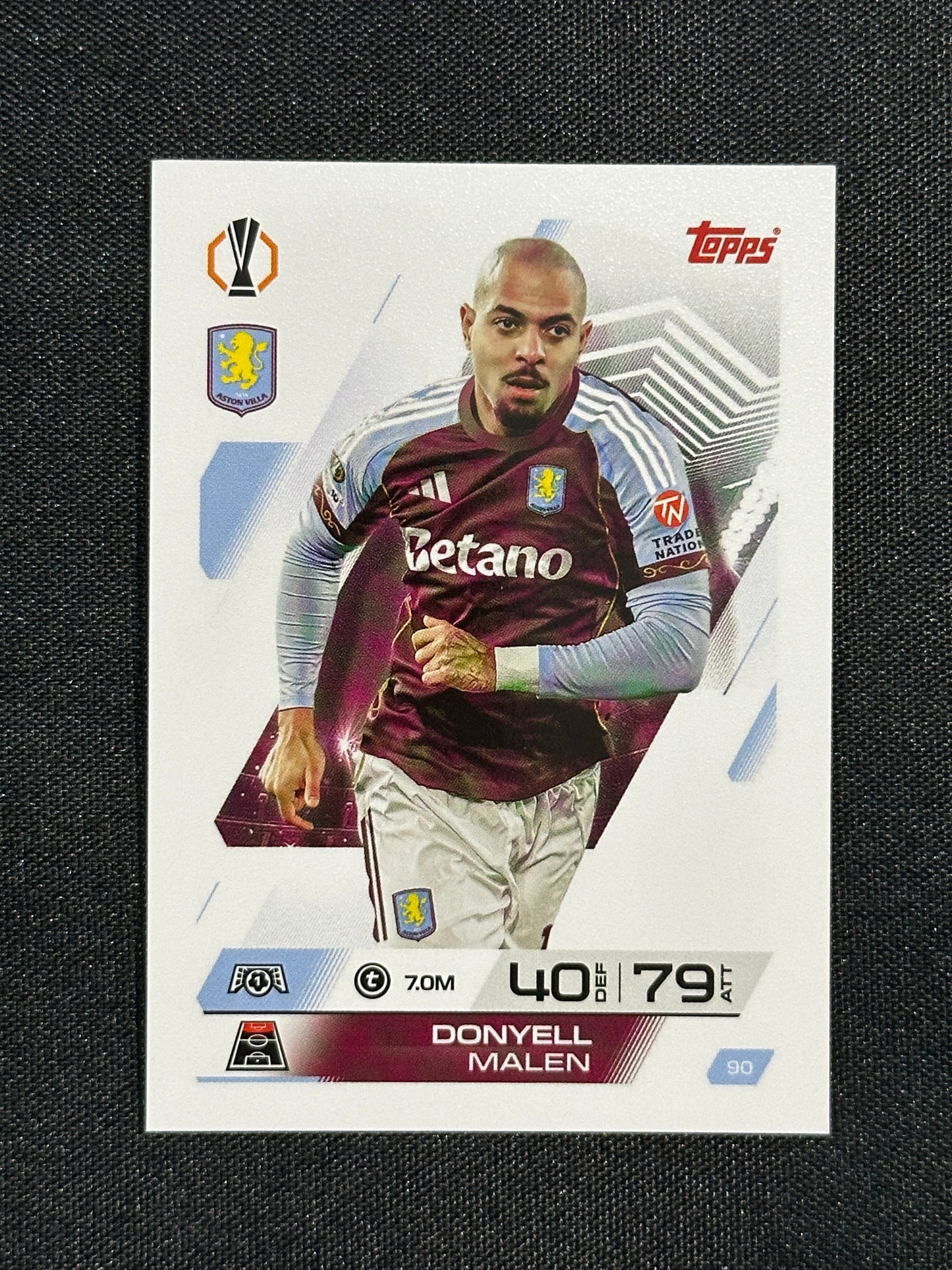 90 Donyell Malen Aston Villa Base - Topps Match Attax 2025/26
