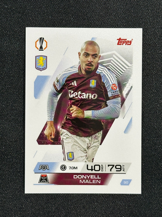 90 Donyell Malen Aston Villa Base - Topps Match Attax 2025/26