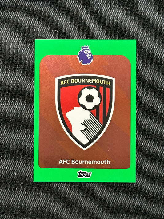 AFC Bournemouth Badge Green Parallel Base - Topps Premier League 2026