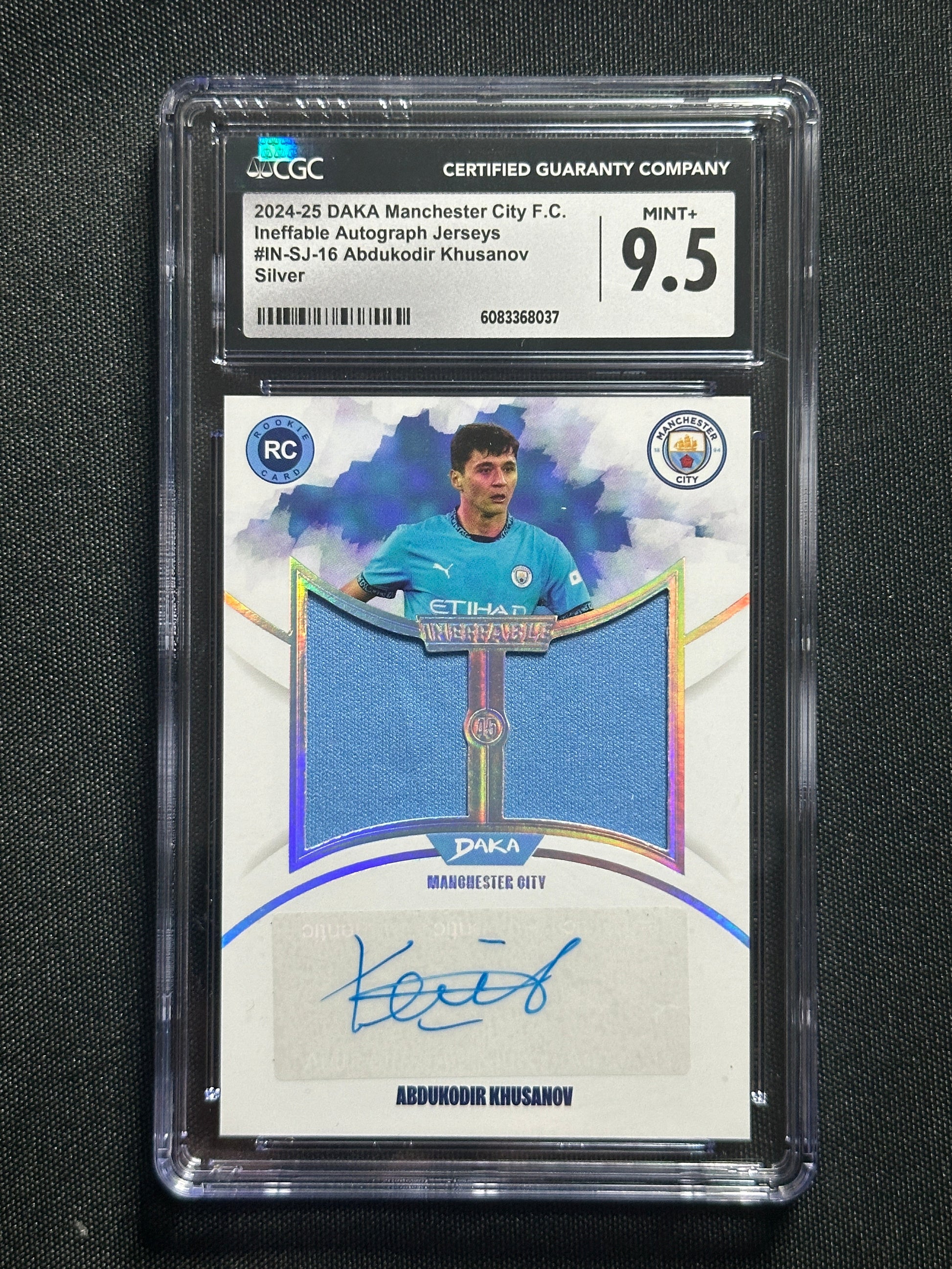 Abdukodir Khusanov Autograph 05/25 - Daka Manchester City One & Two 2024/25