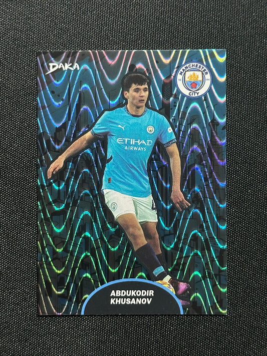 Abdukodir Khusanov Numbered Parallel 023/149 - Daka Manchester City Top Audience 2024/25