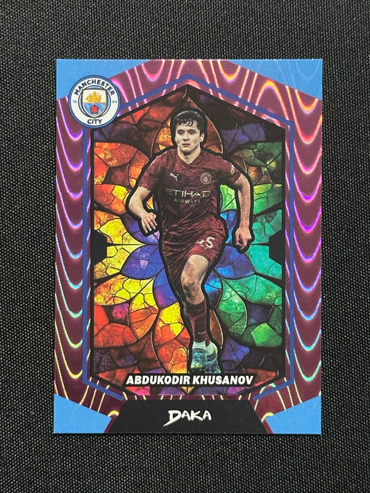 Abdukodir Khusanov Numbered Parallel 92/99 - Daka Manchester City Top Audience 2024/25