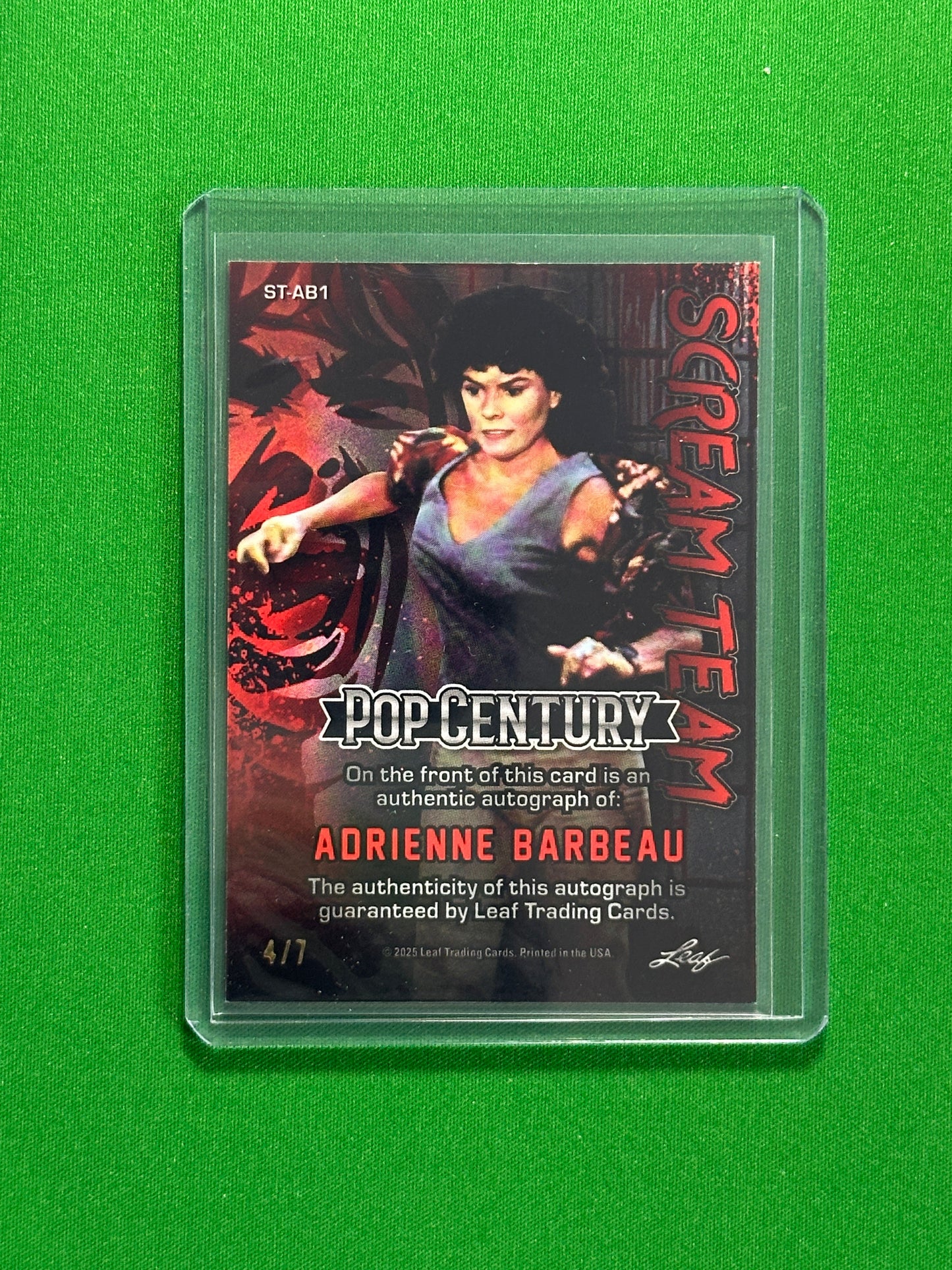 Adrienne Barbeau Autograph 4/7 - Leaf Pop Century 2025