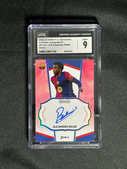 Alejandro Balde On-Card Autograph 7/30 - DAKA Barcelona 2024/25