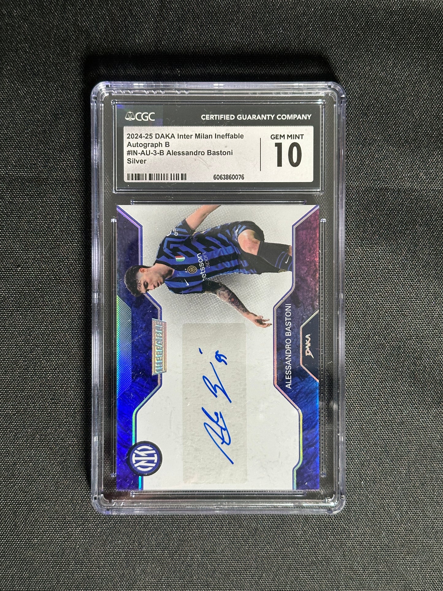 Alessandro Bastoni Autograph 7/15 - DAKA Inter Milan 2024/25