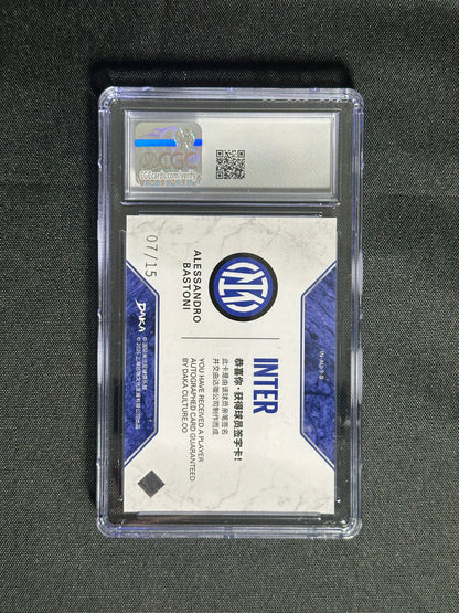 Alessandro Bastoni Autograph 7/15 - DAKA Inter Milan 2024/25