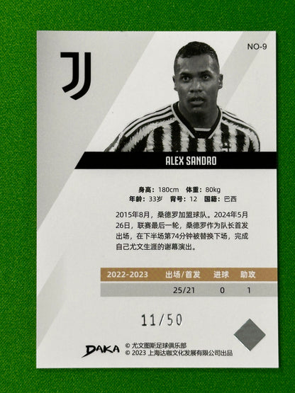 Alex Sandro 11/50 - DAKA Juventus 2023/24 Back