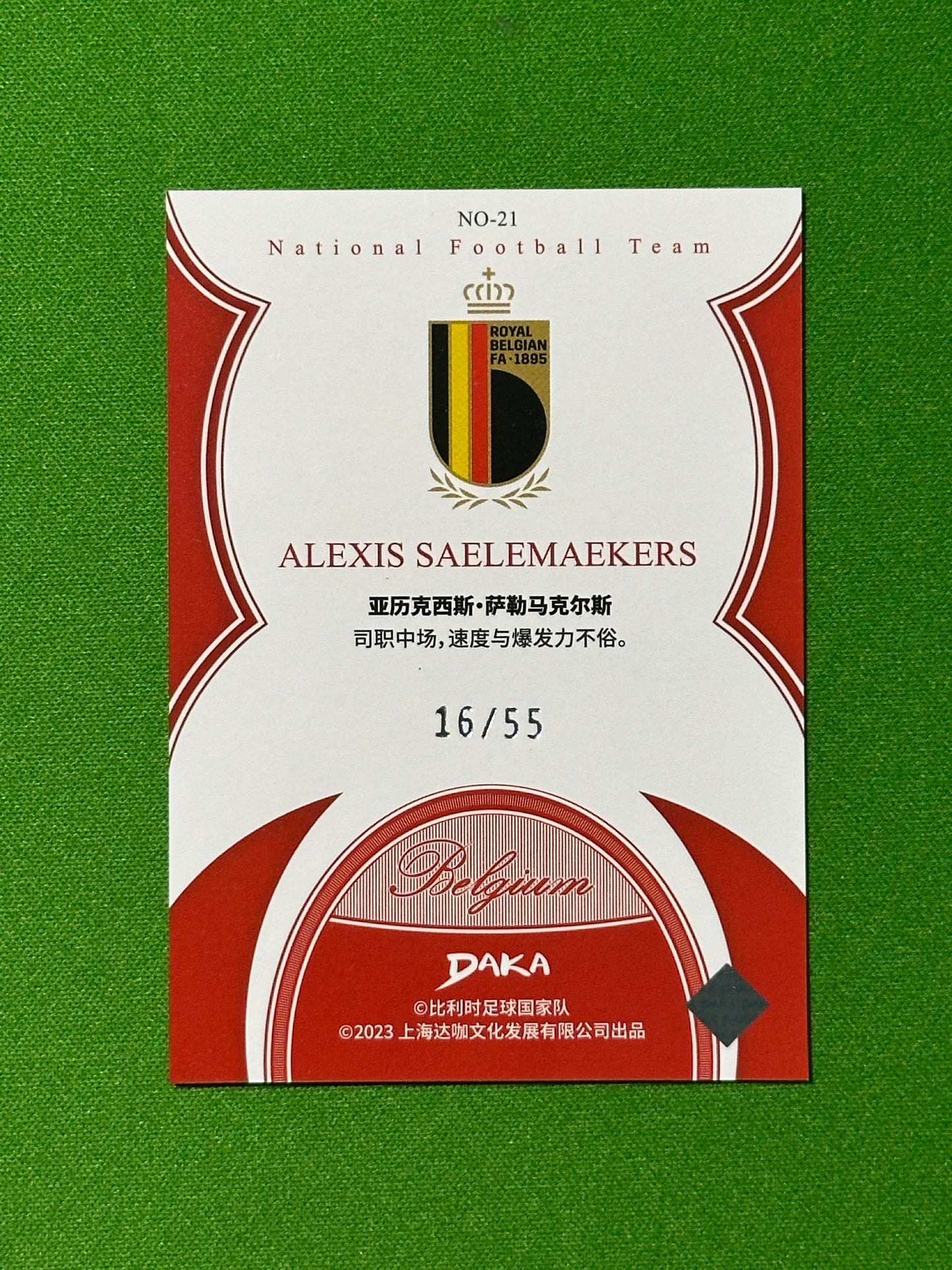 Alexis Saelemaekers 16/55 - DAKA Belgium 2022-23