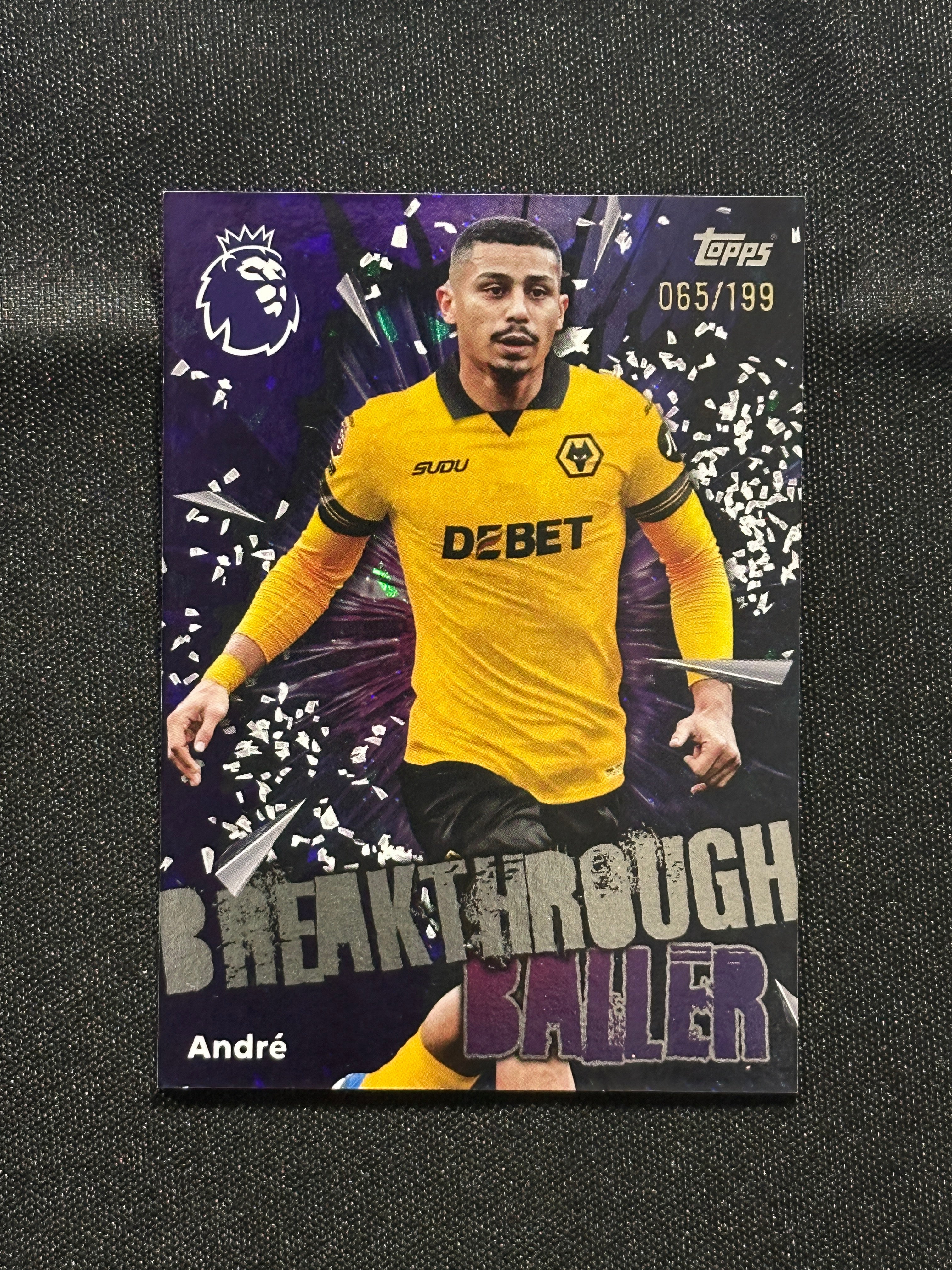 Andre Numbered Parallel 065/199 - Topps Premier League 2026 – LukeSolve.com