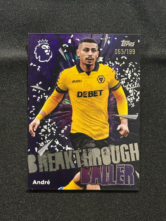 Andre Numbered Parallel 065/199 - Topps Premier League 2026