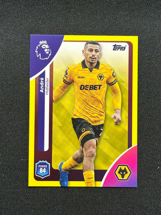 Andre Yellow Parallel Base - Topps Premier League 2026