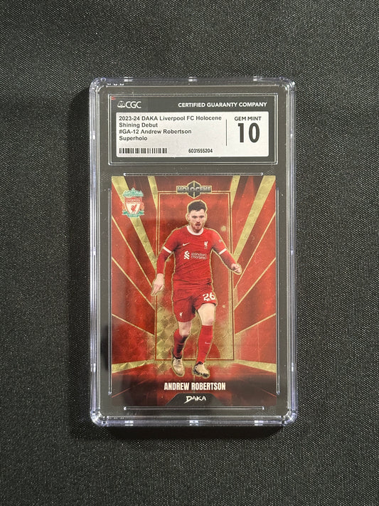 Andrew Robertson Numbered Parallel 1/1 CGC10 - DAKA Liverpool 2023/24