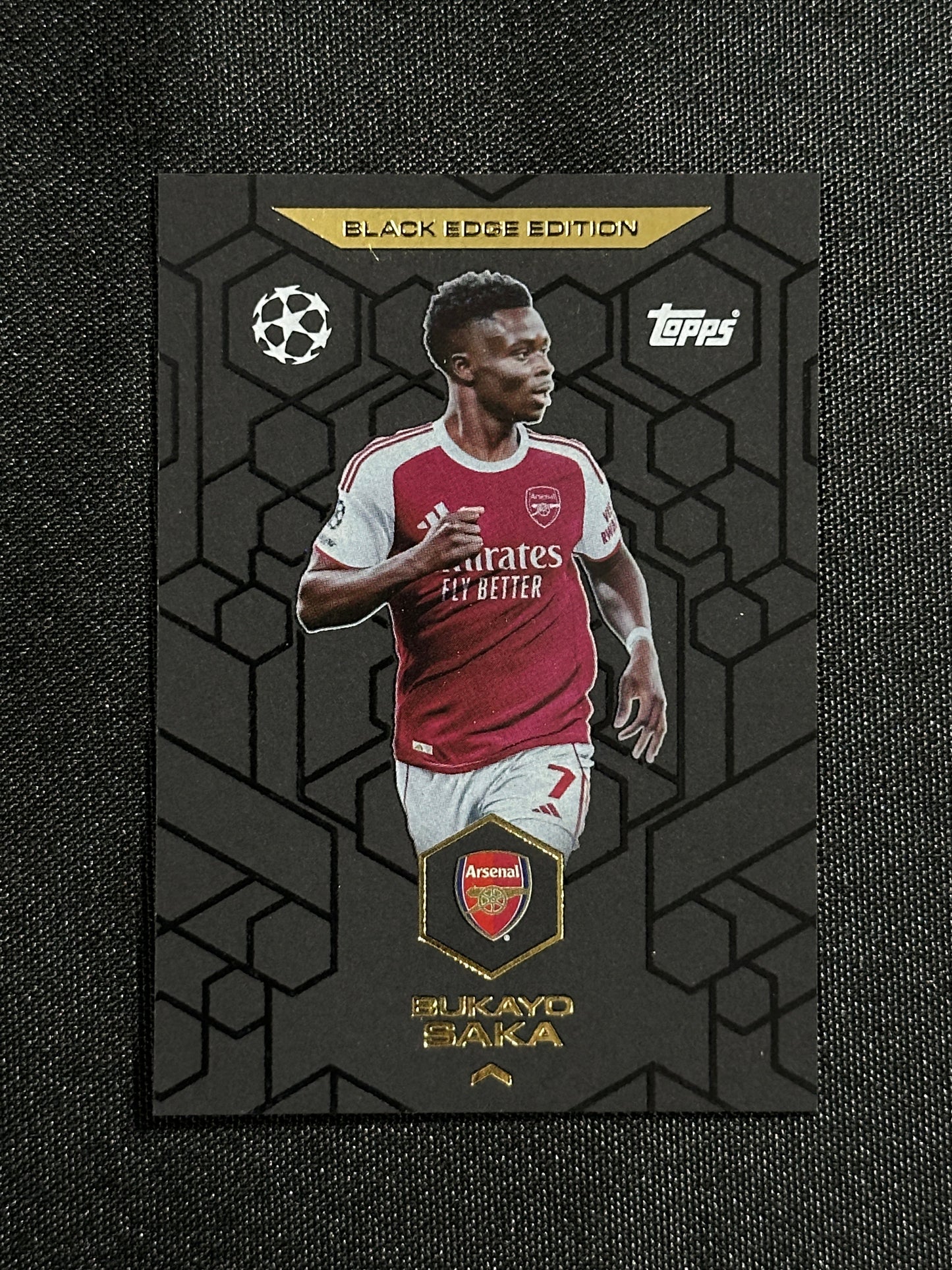 BE 2 Bukayo Saka Arsenal Black Edge Edition - Topps Match Attax 2025/26