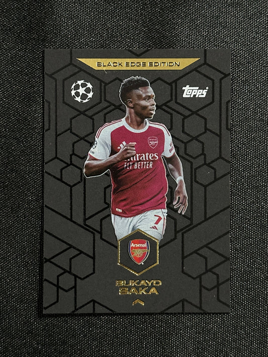 BE 2 Bukayo Saka Arsenal Black Edge Edition - Topps Match Attax 2025/26