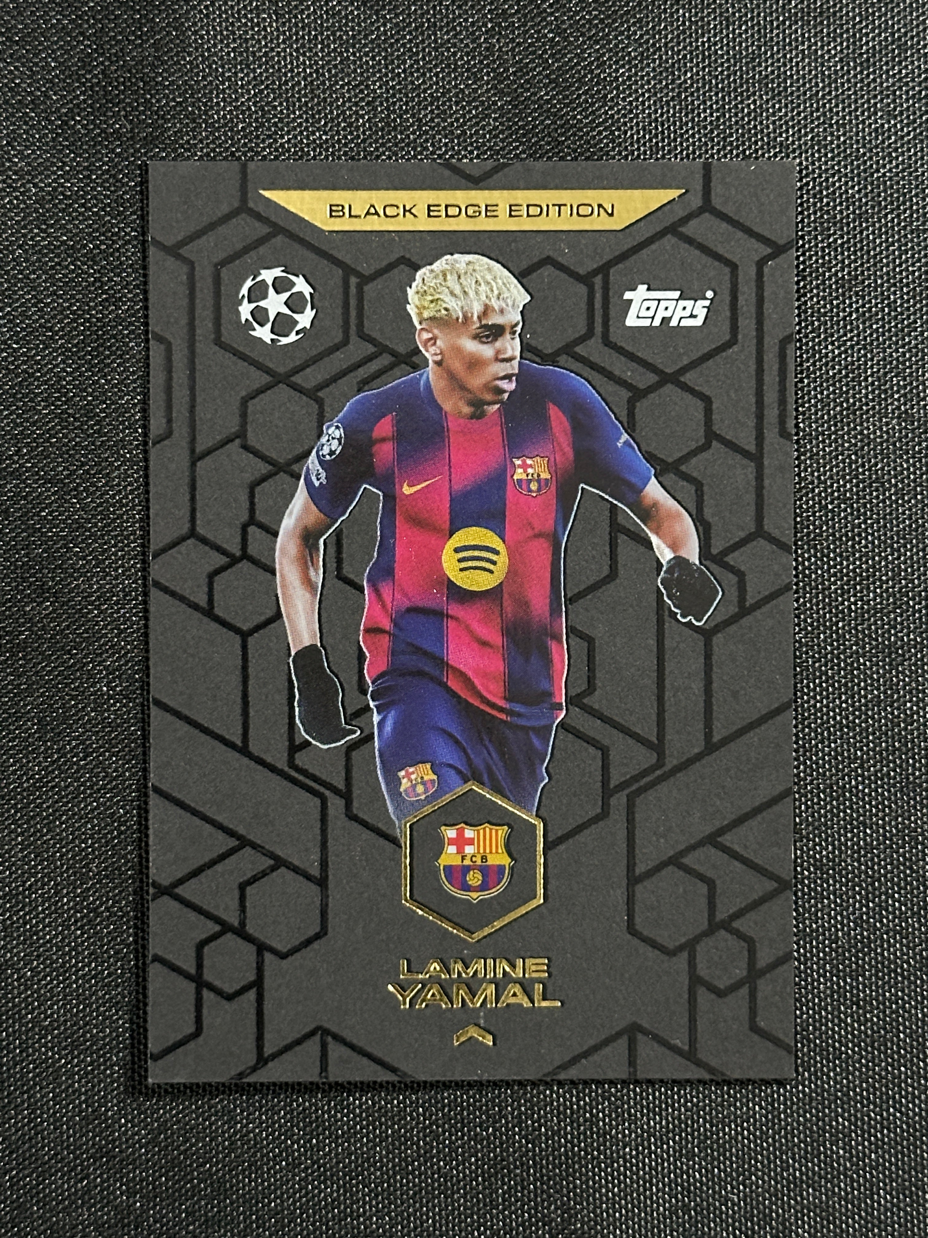 BE 3 Lamine Yamal Barcelona Black Edge Edition - Topps Match Attax