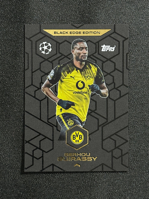 BE 7 Seriou Guirassy Borussia Dortmund Black Edge Edition - Topps Match Attax 2025/26
