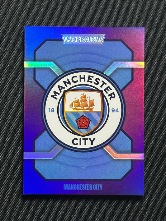 Badge Numbered Parallel 86/99 - Daka Manchester City Ineffable 2023/24