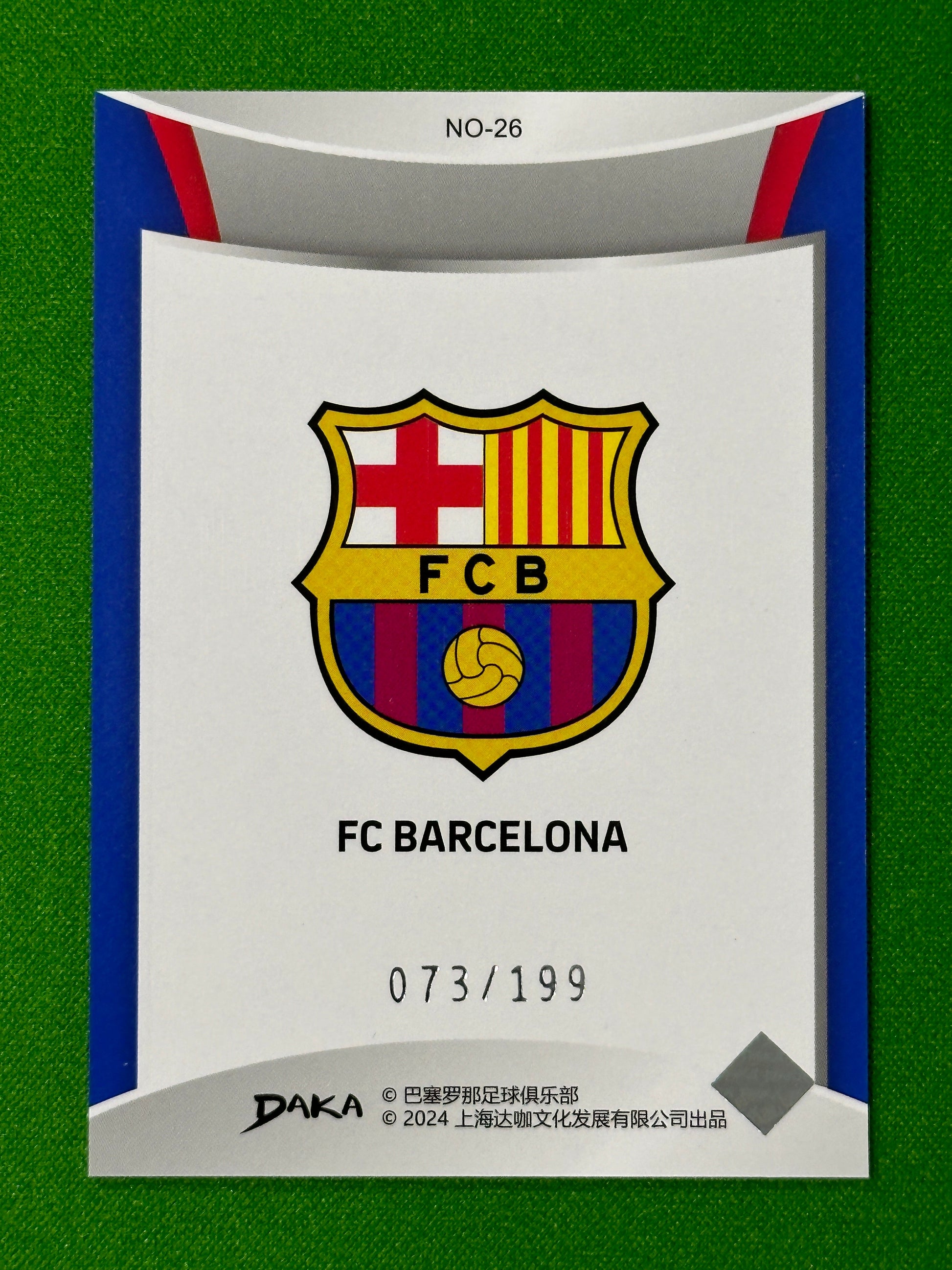 Barcelona Badge 73/199 - DAKA Barcelone One & Two 2023/24 Back