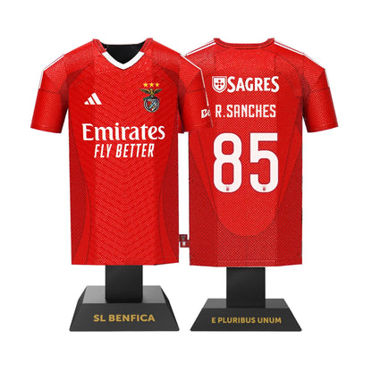 Benfica 24/25 Home Jersey with Renato Sanchez 85 on the back