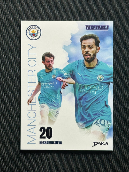 Bernardo Silva Numbered Parallel 95/99 - Daka Manchester City One & Two 2024/25