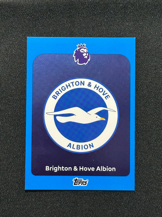 Brighton & Hove Albion Badge Blue Parallel Base - Topps Premier League 2026