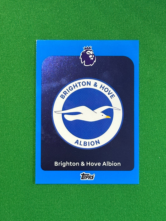 Brighton Badge Blue Parallel Base - Topps Premier League 2026