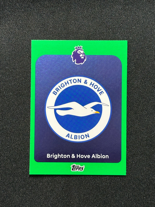 Brighton & Hove Albion Badge Green Parallel Base - Topps Premier League 2026