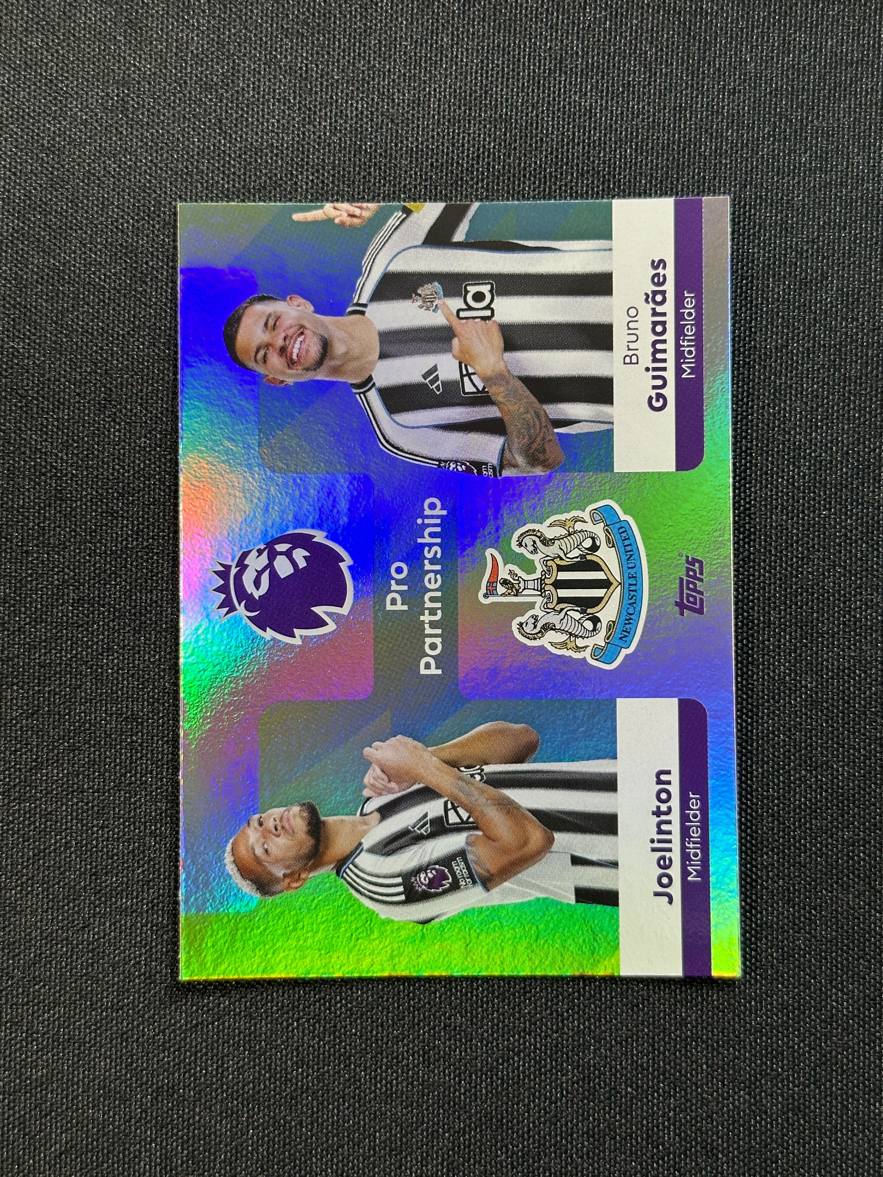 Bruno Guimarães/Joelinton Newcastle Pro Partnership - Topps