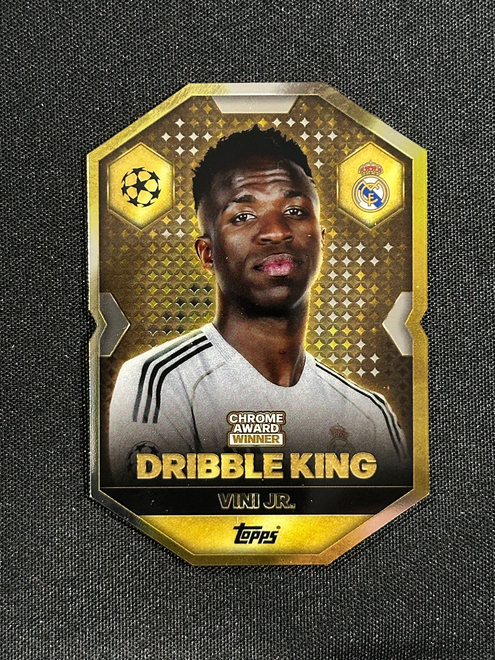 CA 15 Vini Jr. Real Madrid Chrome Shield - Topps Match Attax 2025/26