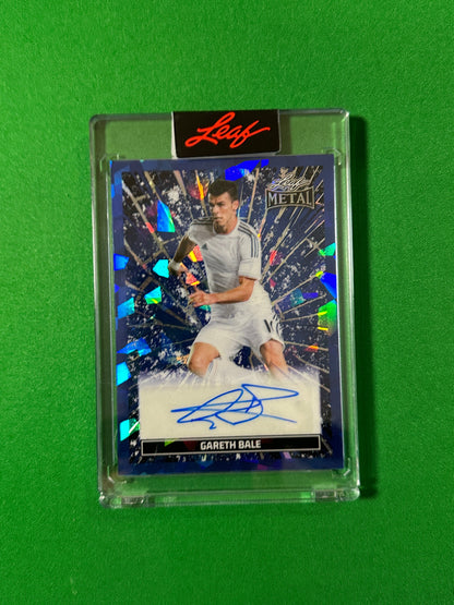 Gareth Bale Autograph 6/6 Real Madrid C.F. Leaf Glory of the Game 2026 football card Front