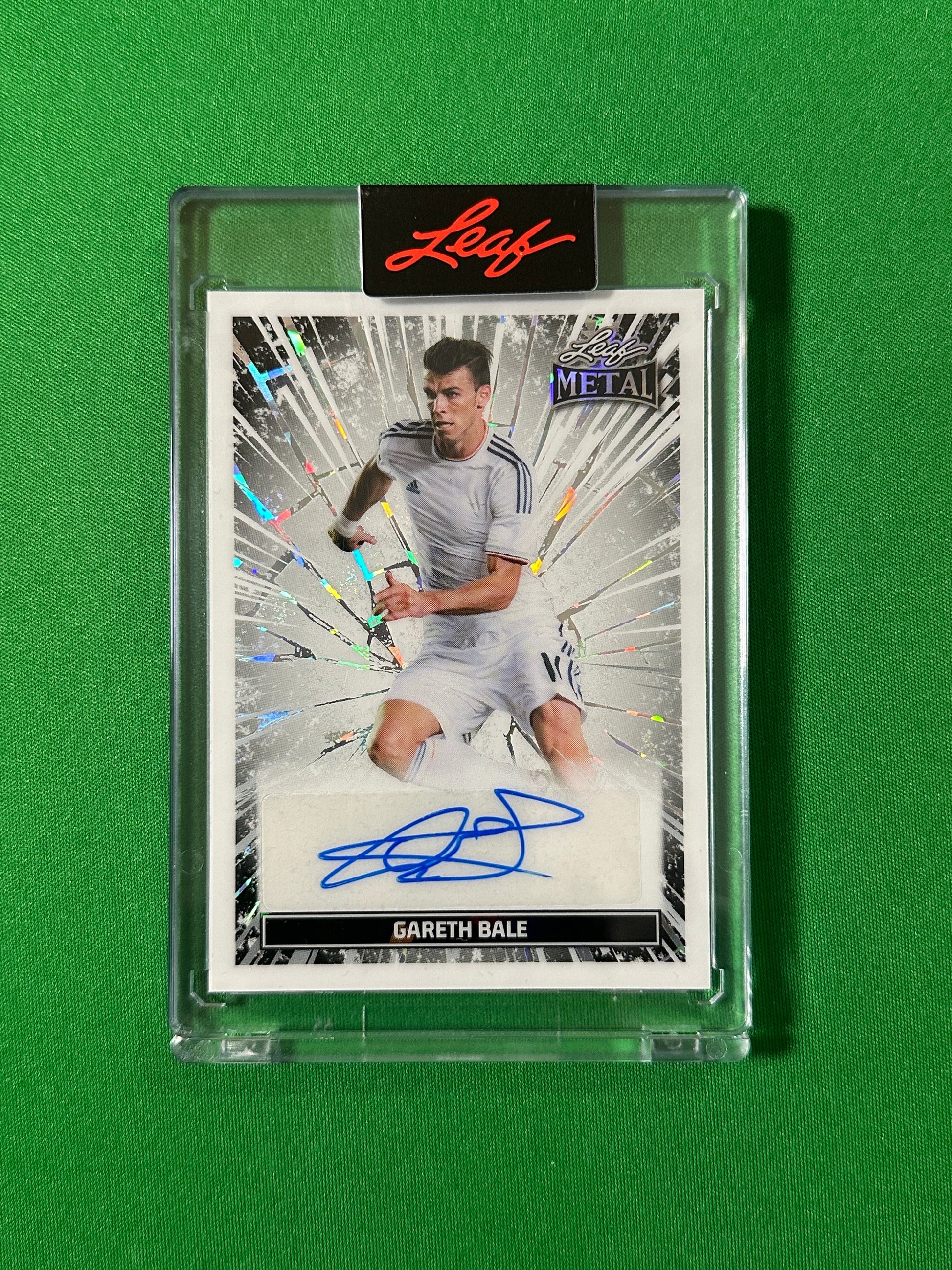 Gareth Bale Autograph 9/9 Real Madrid C.F. Leaf Glory of the Game 2026 football card Front
