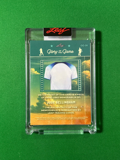 Jude Bellingham Relic 2/2 England Leaf Glory of the Game 2026 football card back