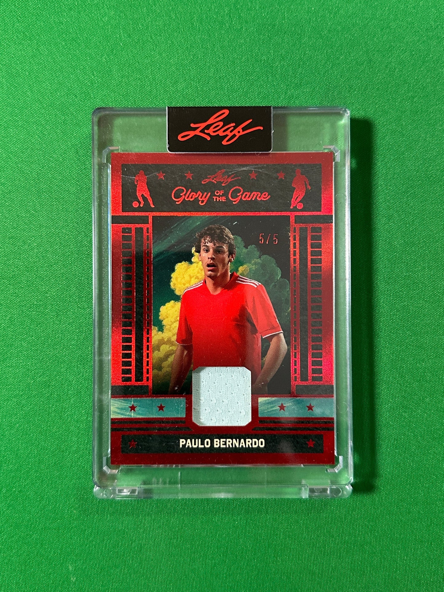 Paulo Bernardo Relic 5/5 Portugal Leaf Glory of the Game 2026 football card Front