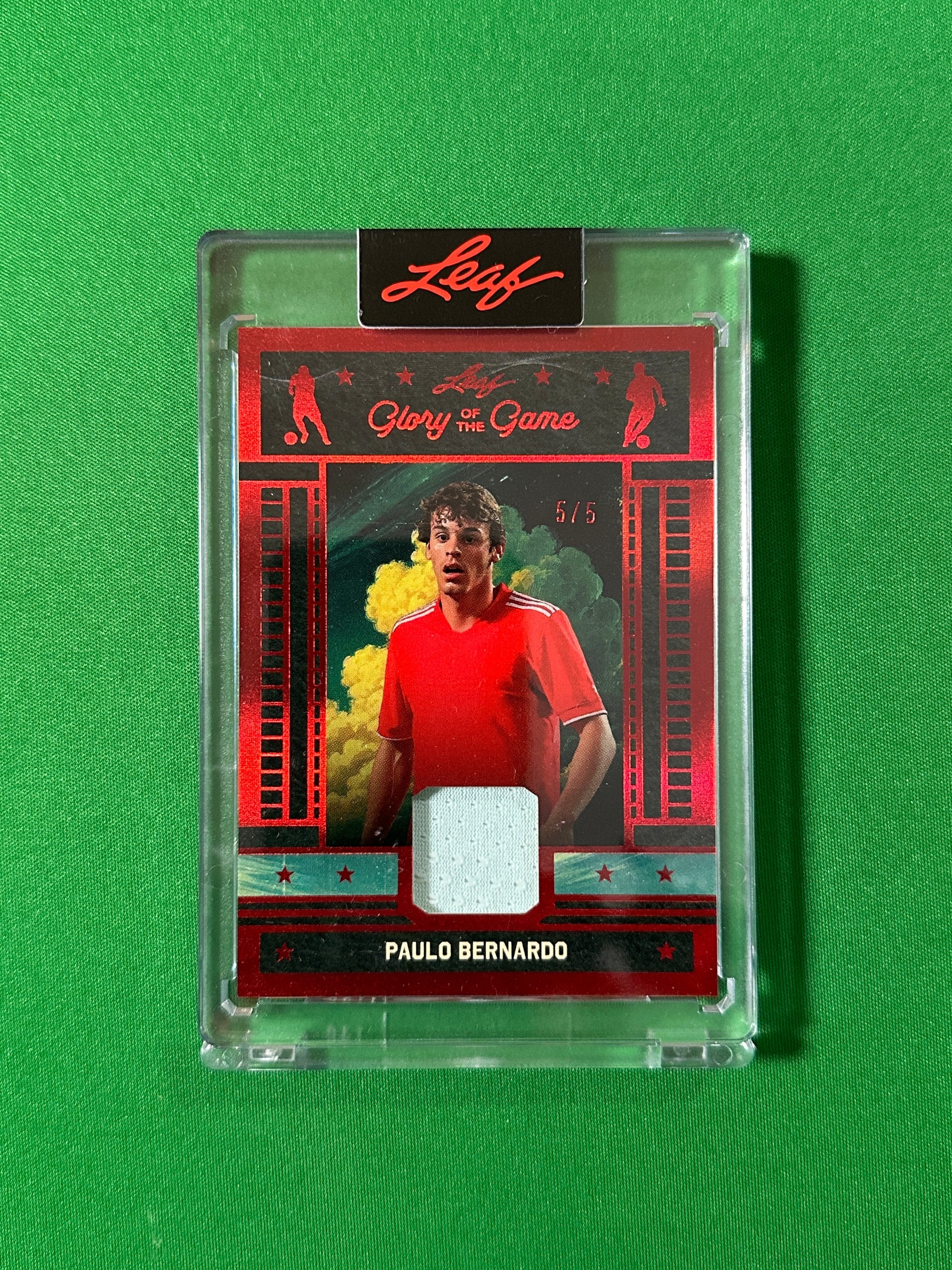 Paulo Bernardo Relic 5/5 Portugal Leaf Glory of the Game 2026 football card Front