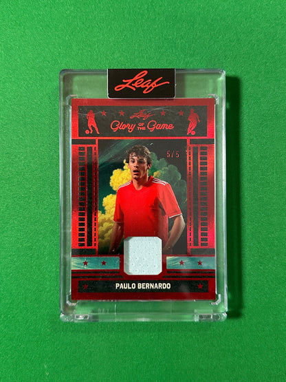 Paulo Bernardo Relic 5/5 Portugal Leaf Glory of the Game 2026 football card Front