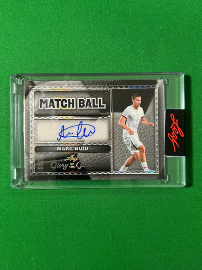 Marc Guiu Autograph 5/25 Chelsea F.C. Leaf Glory of the Game 2026 football card Front