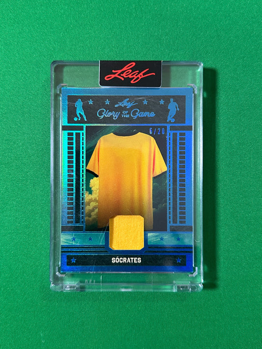 Socratis メモラビリア 6/20 Greece Leaf Glory of the Game 2026 サッカーカード 表面