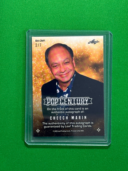 Cheech Marin Autograph 2/7 - Leaf Pop Century 2025
