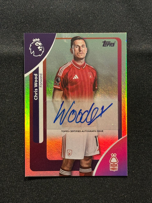 Chris Wood Autograph Base - Topps Premier League 2026