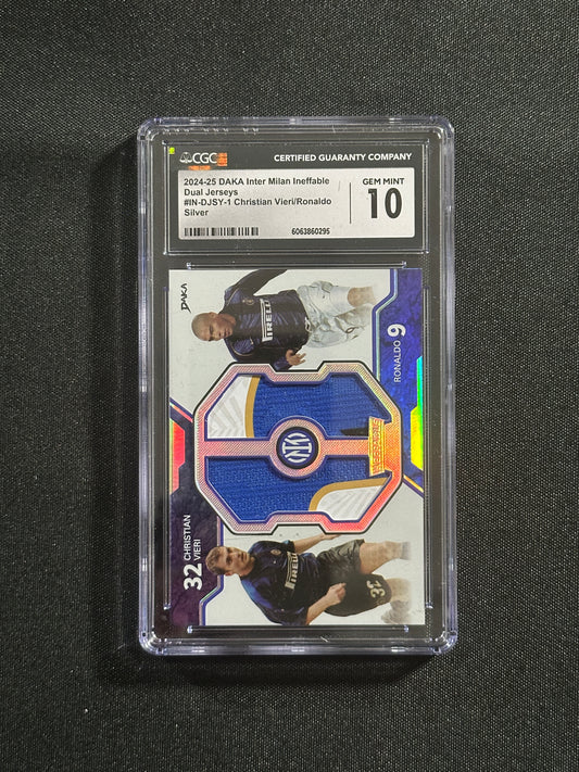 Christian Vieri, Ronaldo Patch 10/15 CGC10 - DAKA Inter Milan 2024/25