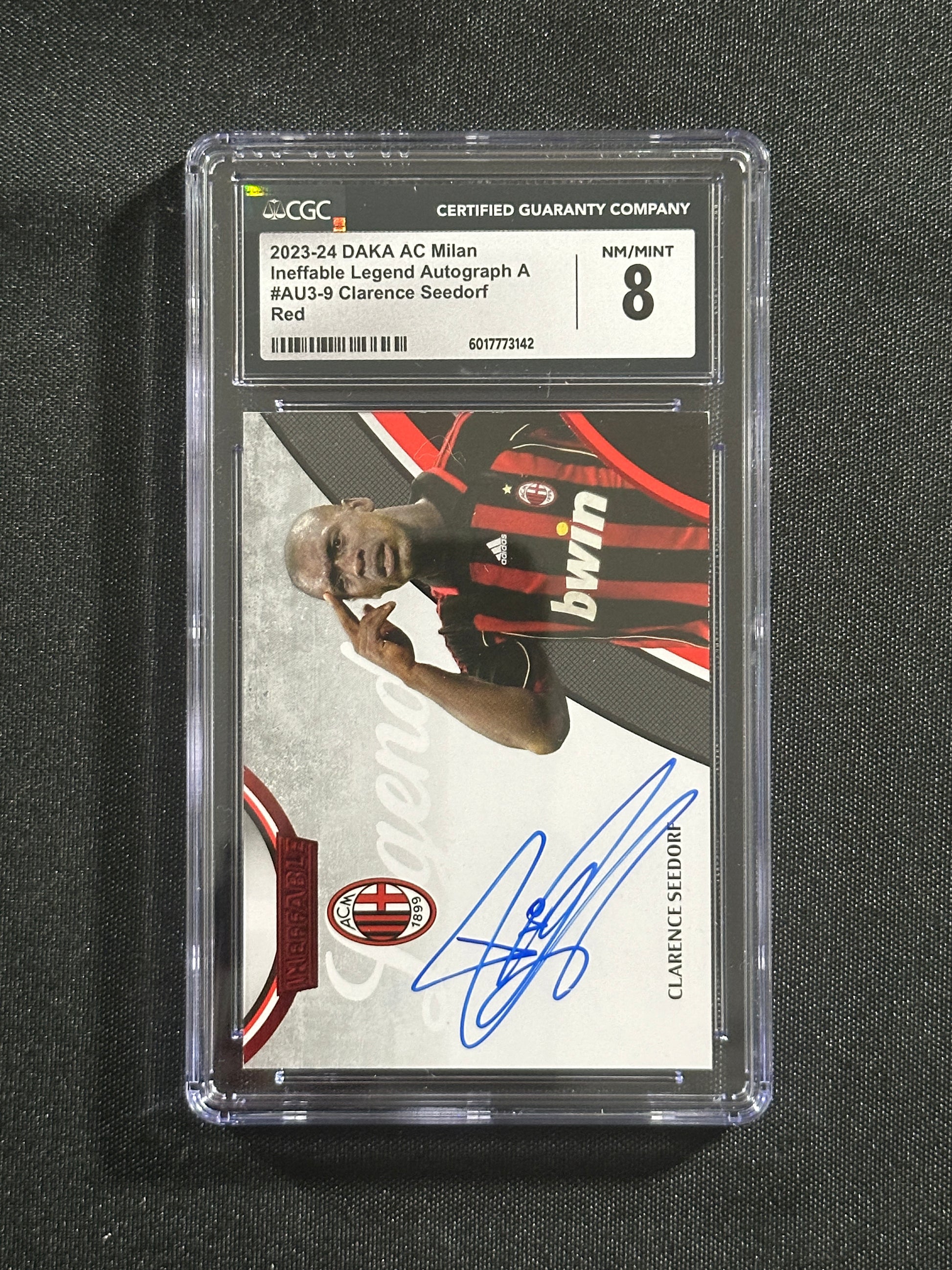Clarence Seedorf Autograph 33/35 CGC8 - DAKA AC MIlan 2023/24