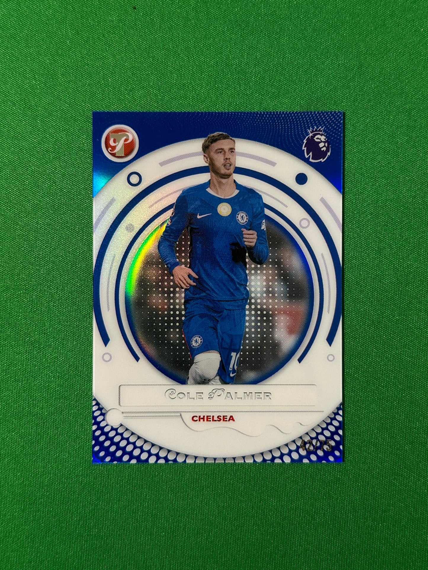 Cole Palmer Blue Parallel 42/75 Chelsea Topps PL Pristine 2025/26 football card