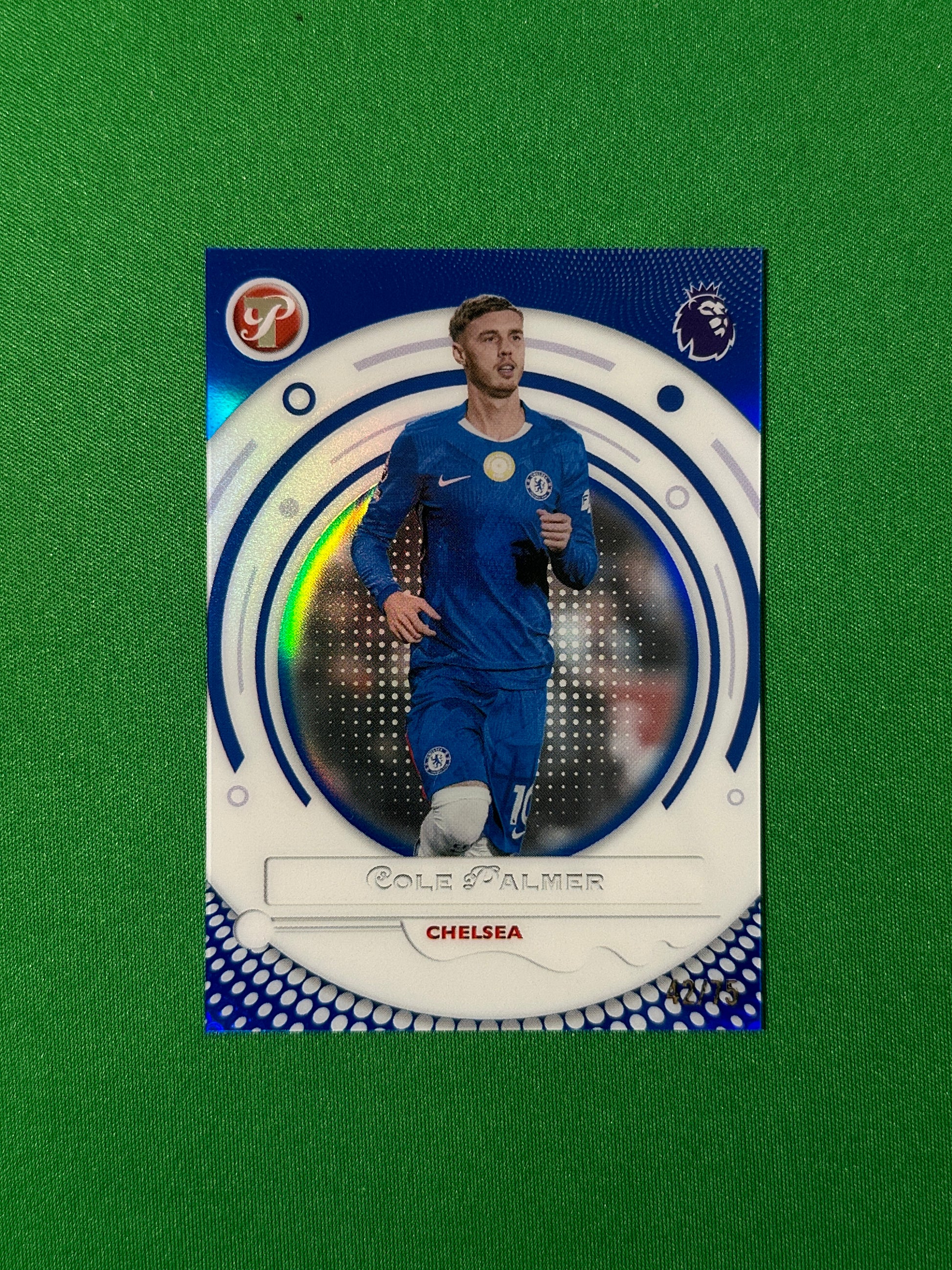 Cole Palmer Blue Parallel 42/75 Chelsea Topps PL Pristine 2025/26 football card