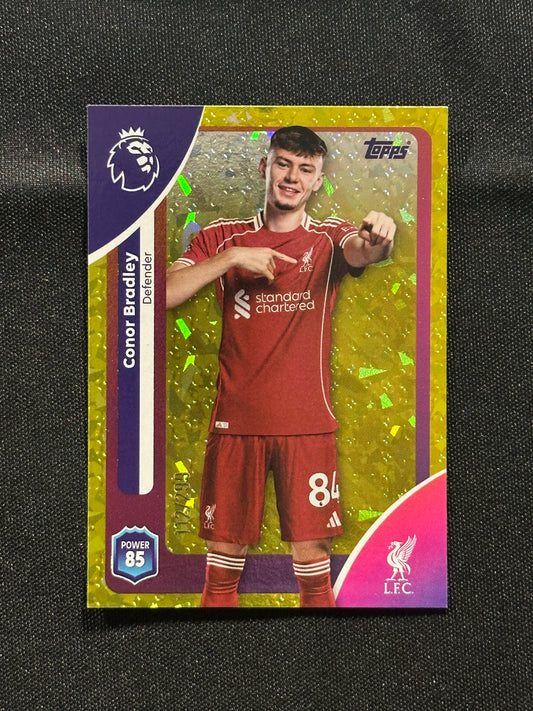 Conor Bradley Numbered Parallel 112/299 - Topps Premier League 2026