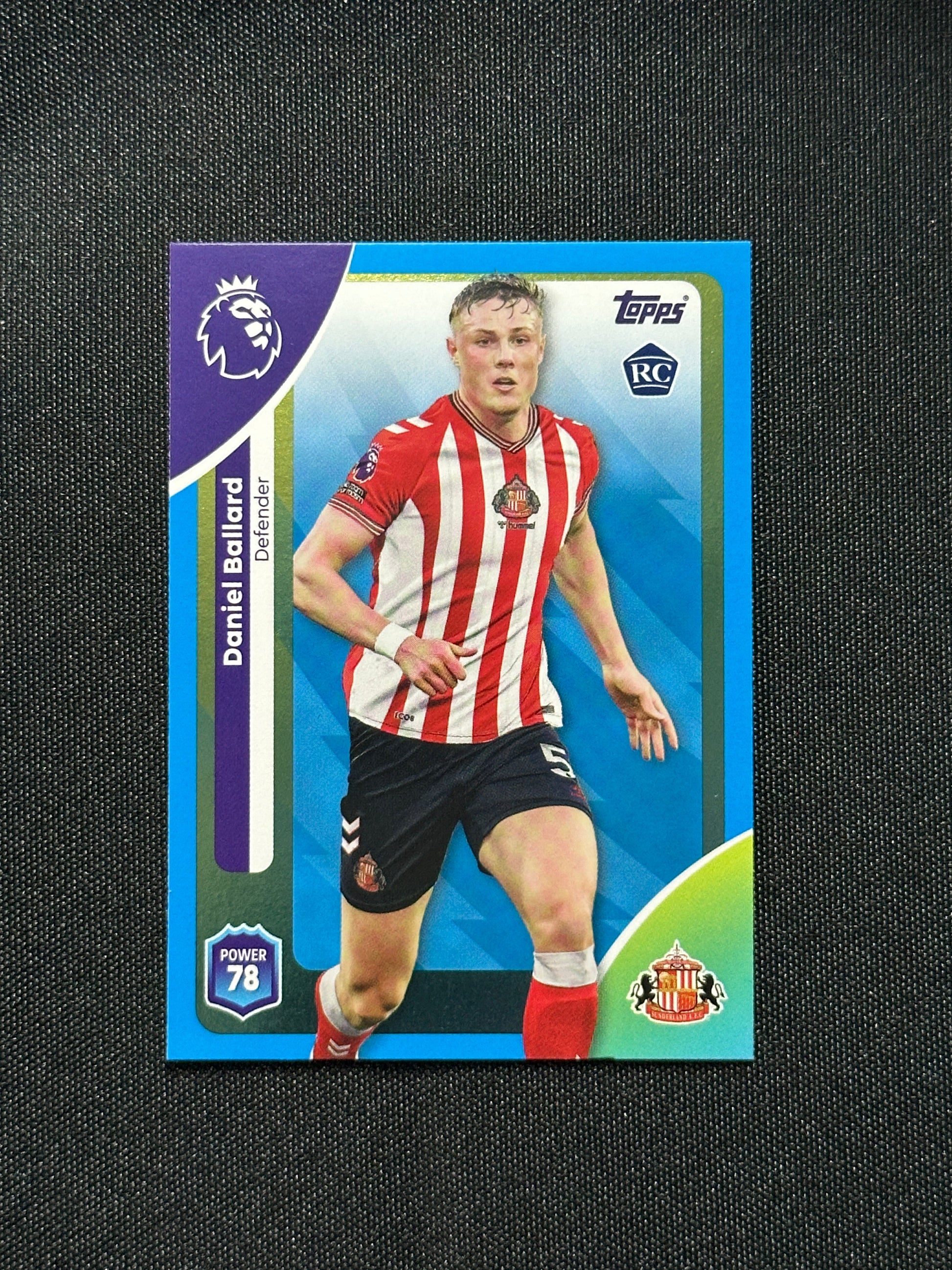 Daniel Ballard Blue Parallel Base - Topps Premier League 2026